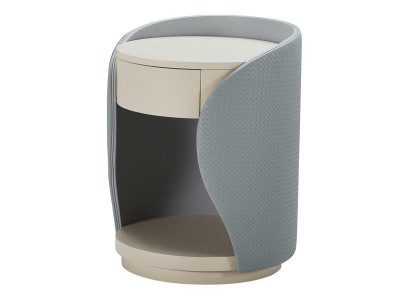 Bedside table Bedroom Beige Gray new Creative Modern Design Furniture Wood Luxury